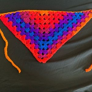 Custom Handmade Crochet Jumbo Bandana